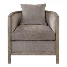  23359 - Viaggio Gray Chenille Accent Chair